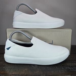 Vessi Boardwalk Slip On Womens Size 8 Waterproof Shoes Sneakers Sail White